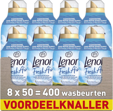 Lenor friskluft skyllemiddel - sommerbrise ved havet - 8 x 50 vaske
