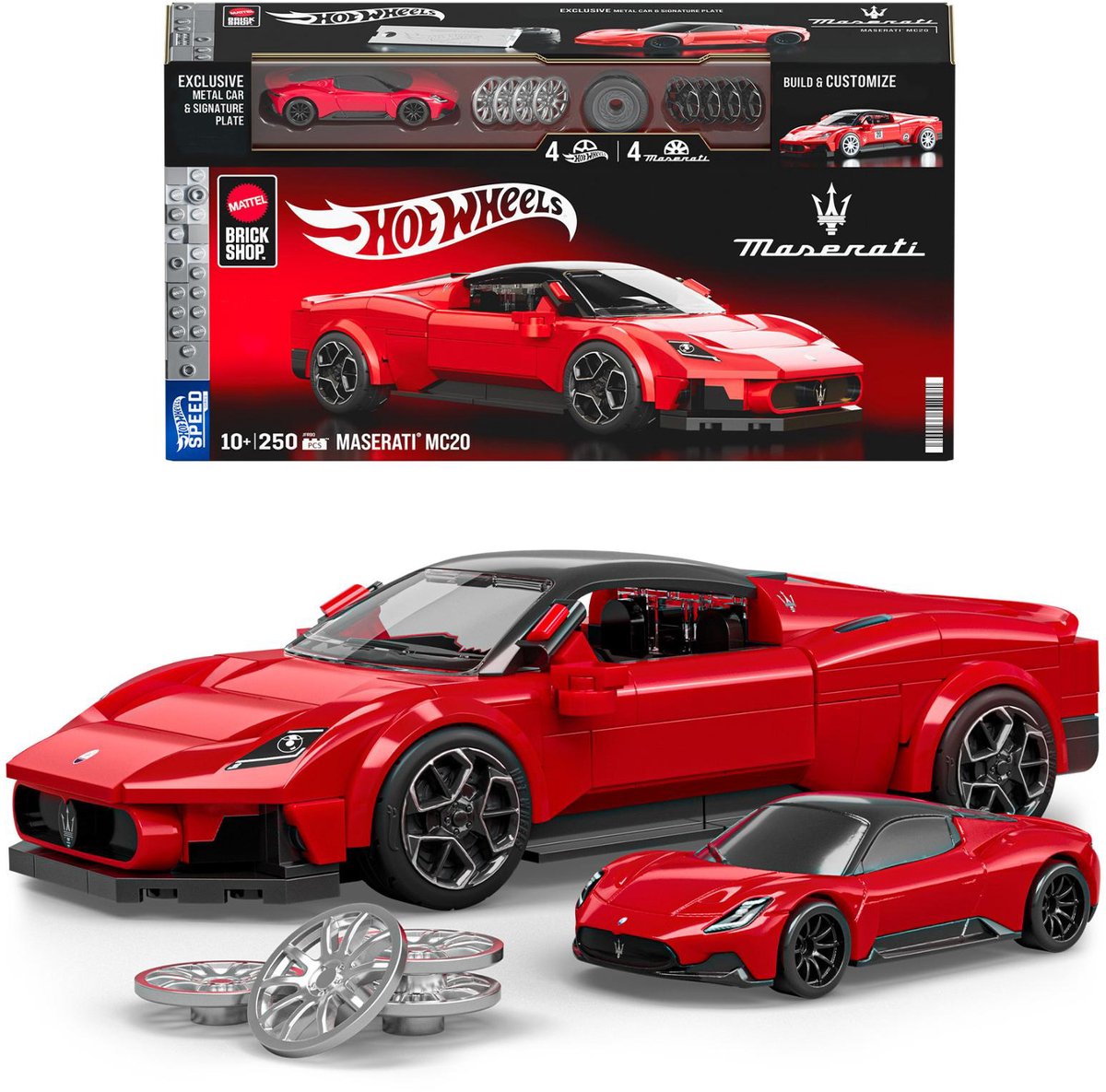 Hot wheels speed serie maserati 1:32 byggesæt - 250 stk.