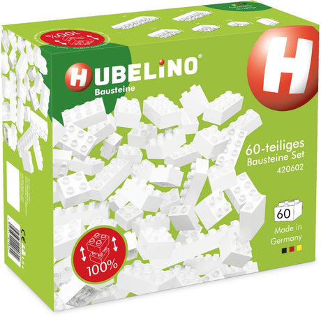 Hubelino byggeklodser hvid - 60 stk.