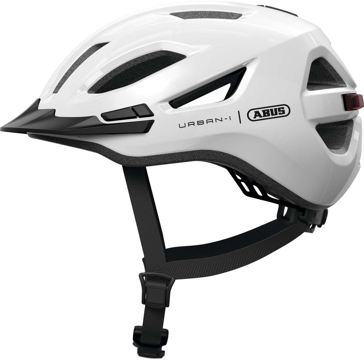 Abus hjelm urban-i 4.0 skinnende hvid m 54-58cm