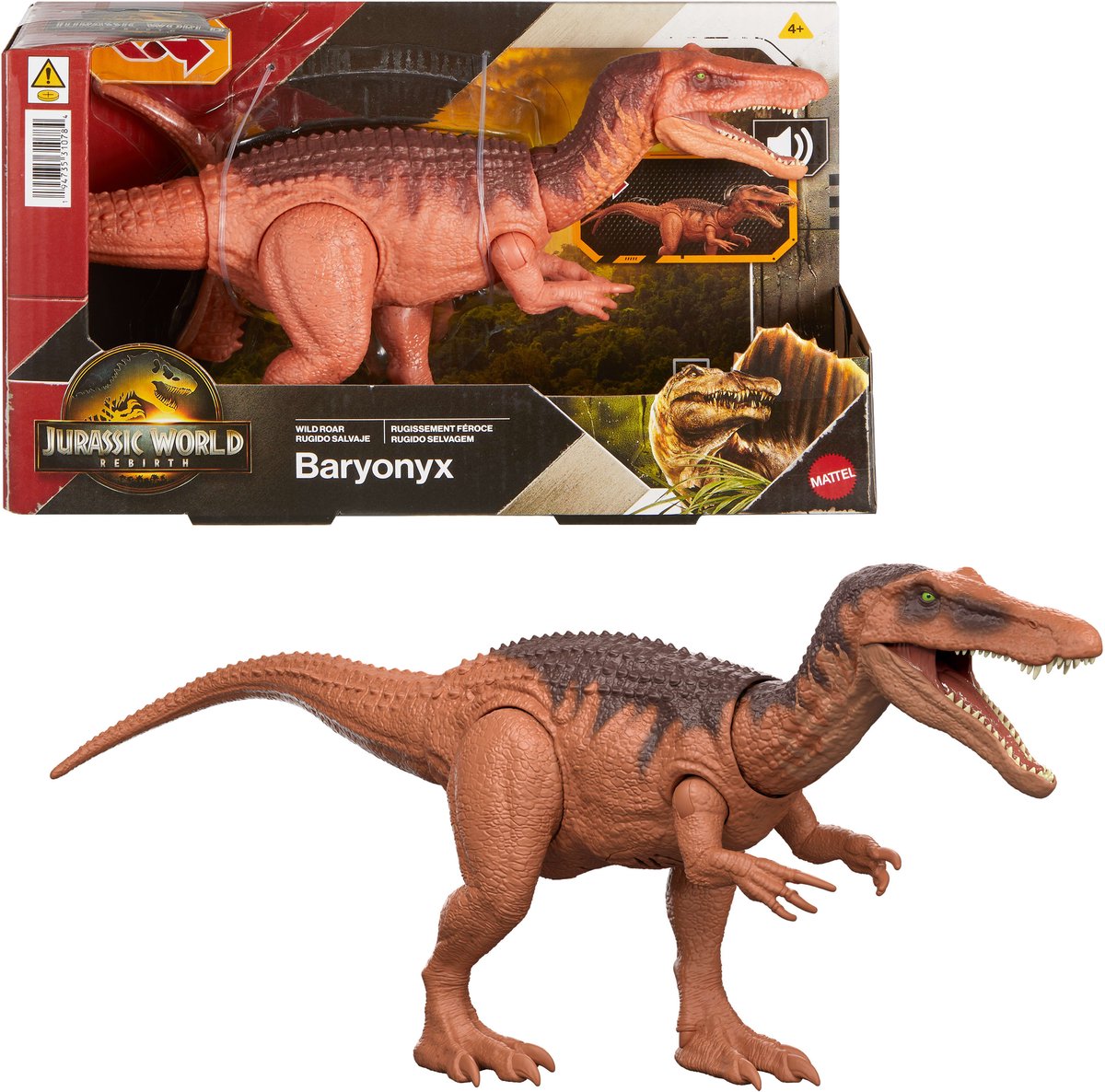 Mattel dinosaur legetøj jurassic world wild roar range.