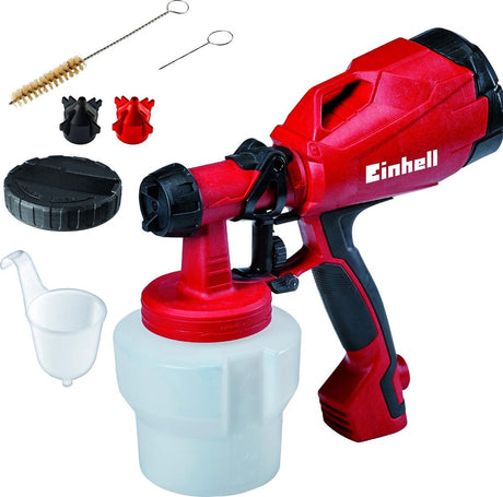Einhell elektrisk malersprøjte tc-sy 500 p - 500 w - 1000 ml - til lakker og glasurer