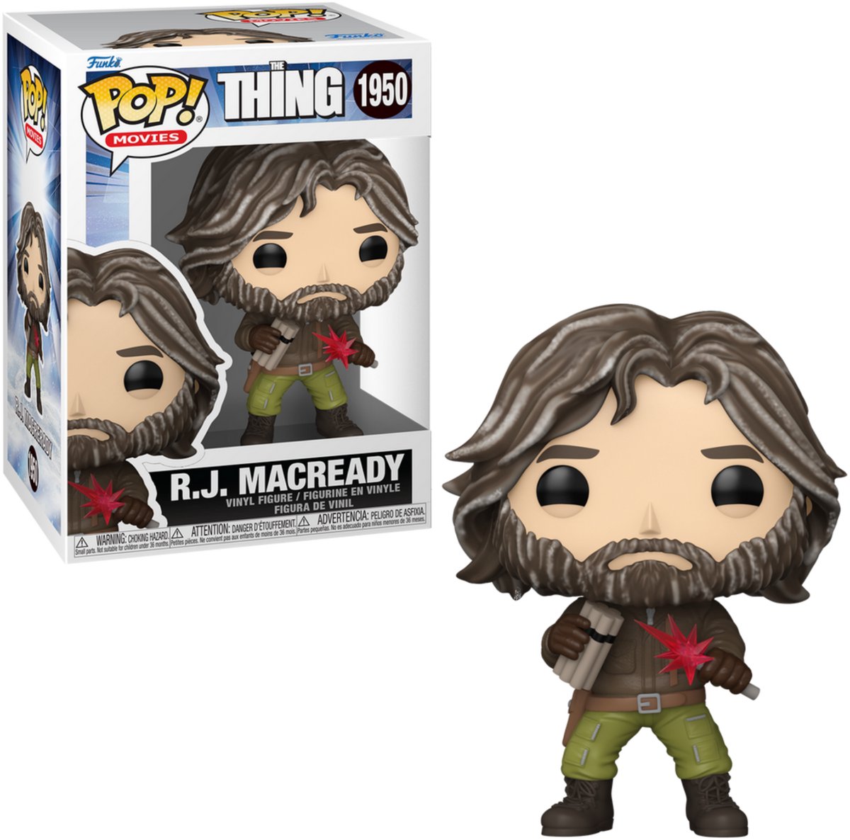 Funko the thing rj macready vinyl figur 1950 unisex pop! - neutral - standard