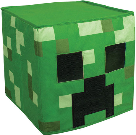 Forklædning minecraft creeper hovedbeklædning - blok hoved