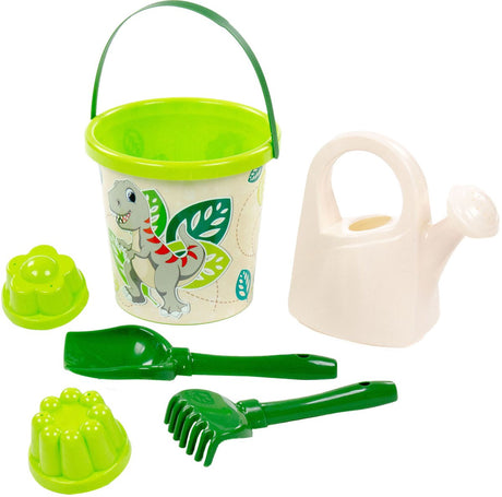 Cavallino Safari XL Bucket Set med sandformer Dino, 8dlg.