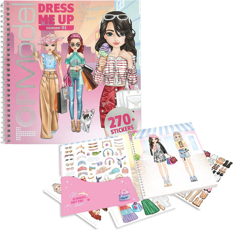 Depesche - topmodel dress me up shopping tour klistermærkebog
