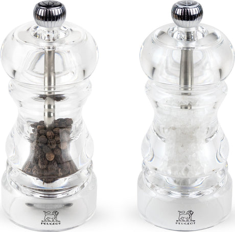 Peugeot Nancy salt- og peberkværn 12 cm - gennemsigtig - akryl