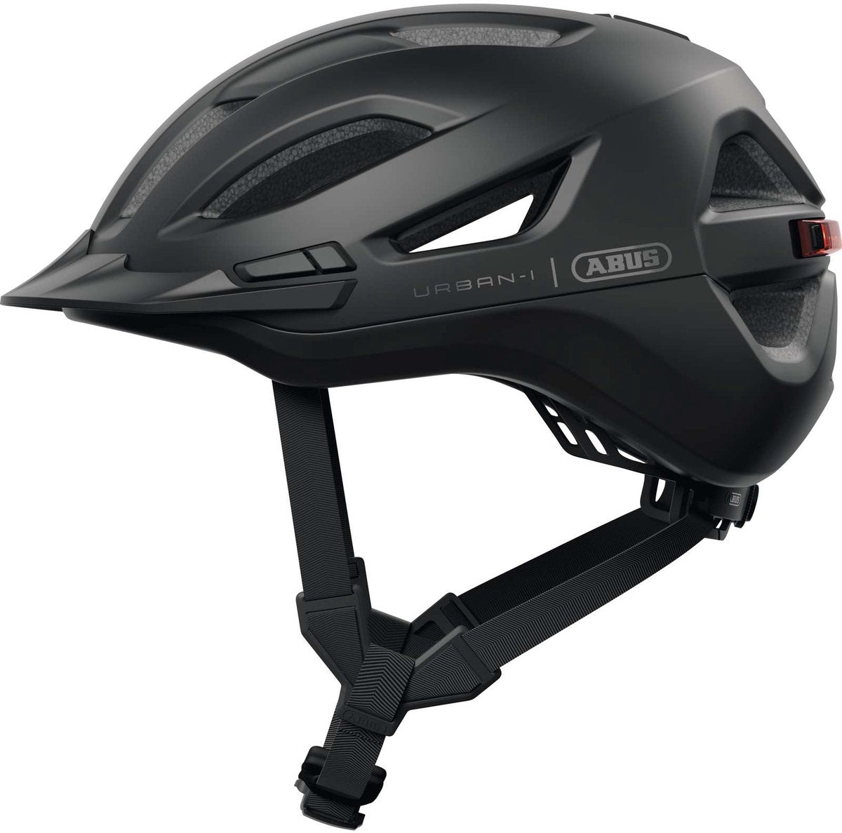 Abus cykelhjelm urban-i 4.0 ace velvet sort l - 57-61 cm - sort - velegnet til brug på elcykler - bycykler - 300 g