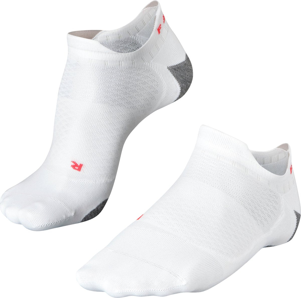 Falke ru5 race invisible anti-blister funktionelt materiale løbestrømper kvinder hvid - str. 35-36
