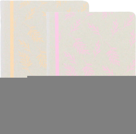 Kangaro notesbøger - ecologique - størrelse a5 - med diamant 5mm - 2 stk - an-116076-a