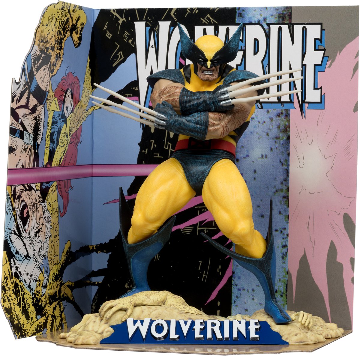 Mcfarlane legetøj marvel kollektion - figur - wv5 wolverine (wolverine #85)