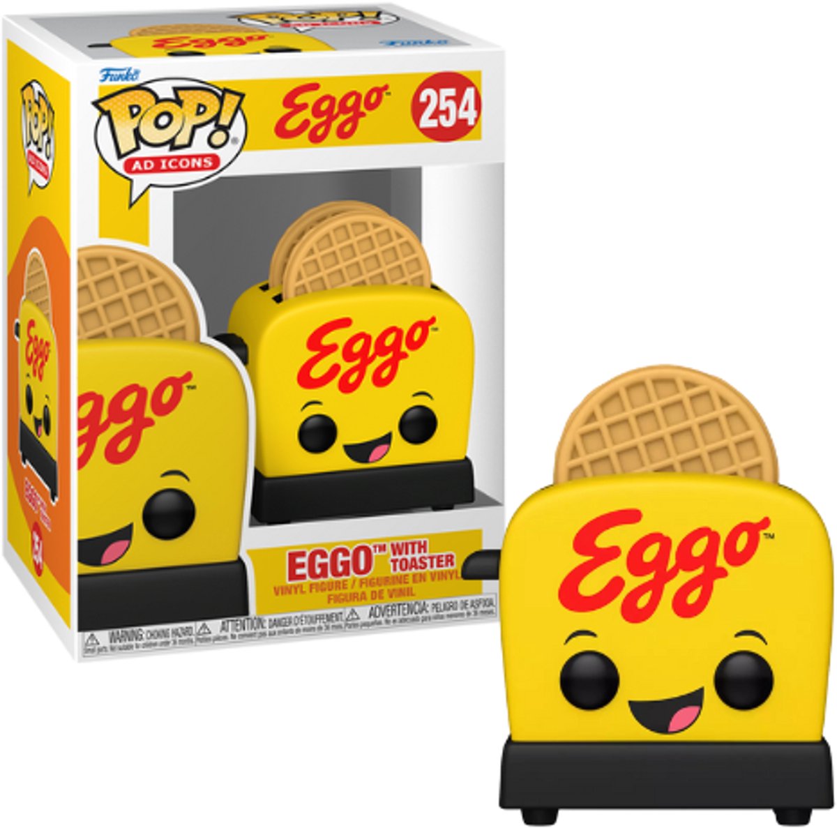Funko pop! annonceikoner: eggo - eggo med brødrister #254