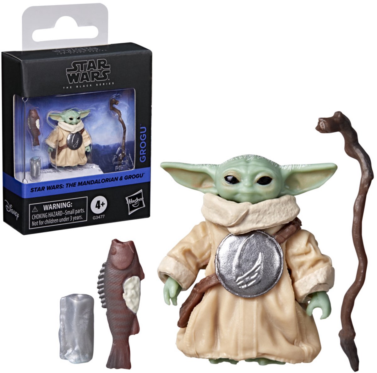 Star Wars The Black Series Grogu fra: The Mandalorian Grogu, højkvalitets samleobjekt på 15 cm