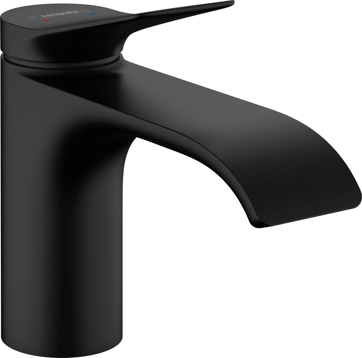 Hansgrohe Vivinis etgrebs håndvaskarmatur 80 etgrebs håndvaskarmatur 80 uden afløb mat sort