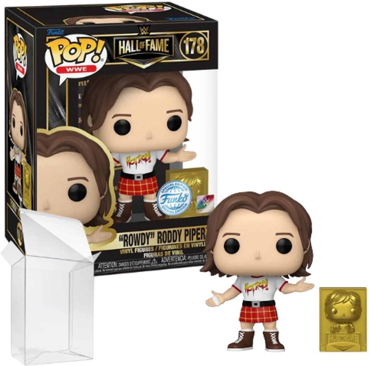 Funko pop! WWE: "Rowdy" Roddy Piper (Hall of Fame) #178 Special Edition Eksklusiv
