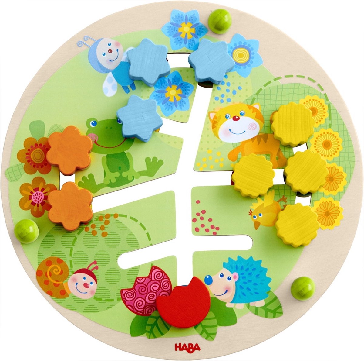 Haba motorisk tavle - blomster - 1+