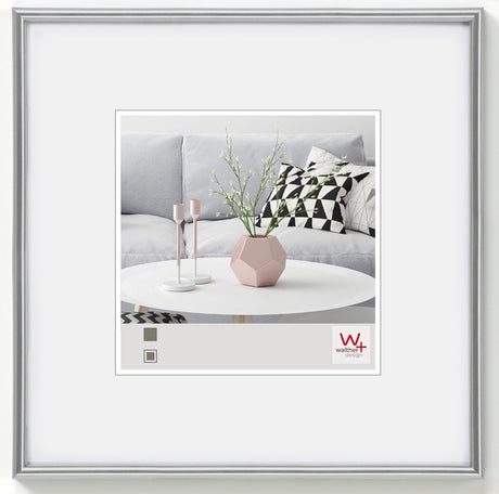 Walther galeria - plastramme - fotostørrelse 30x30 cm - sølv