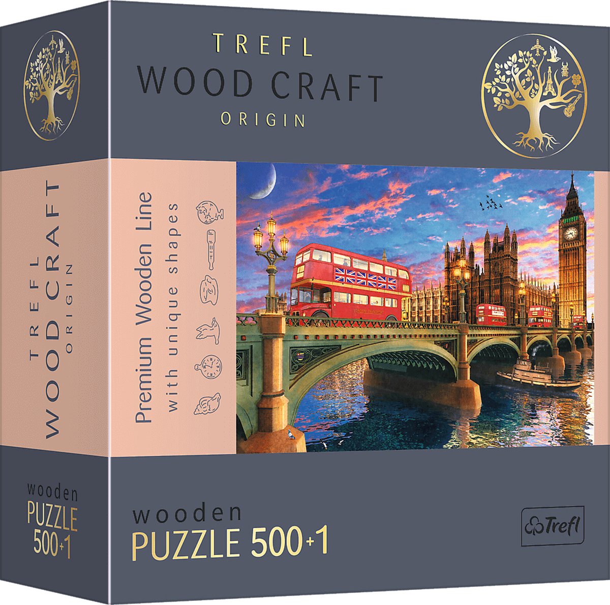 Trefl puzzle palace of westminster big ben london 500+1 stykke by.