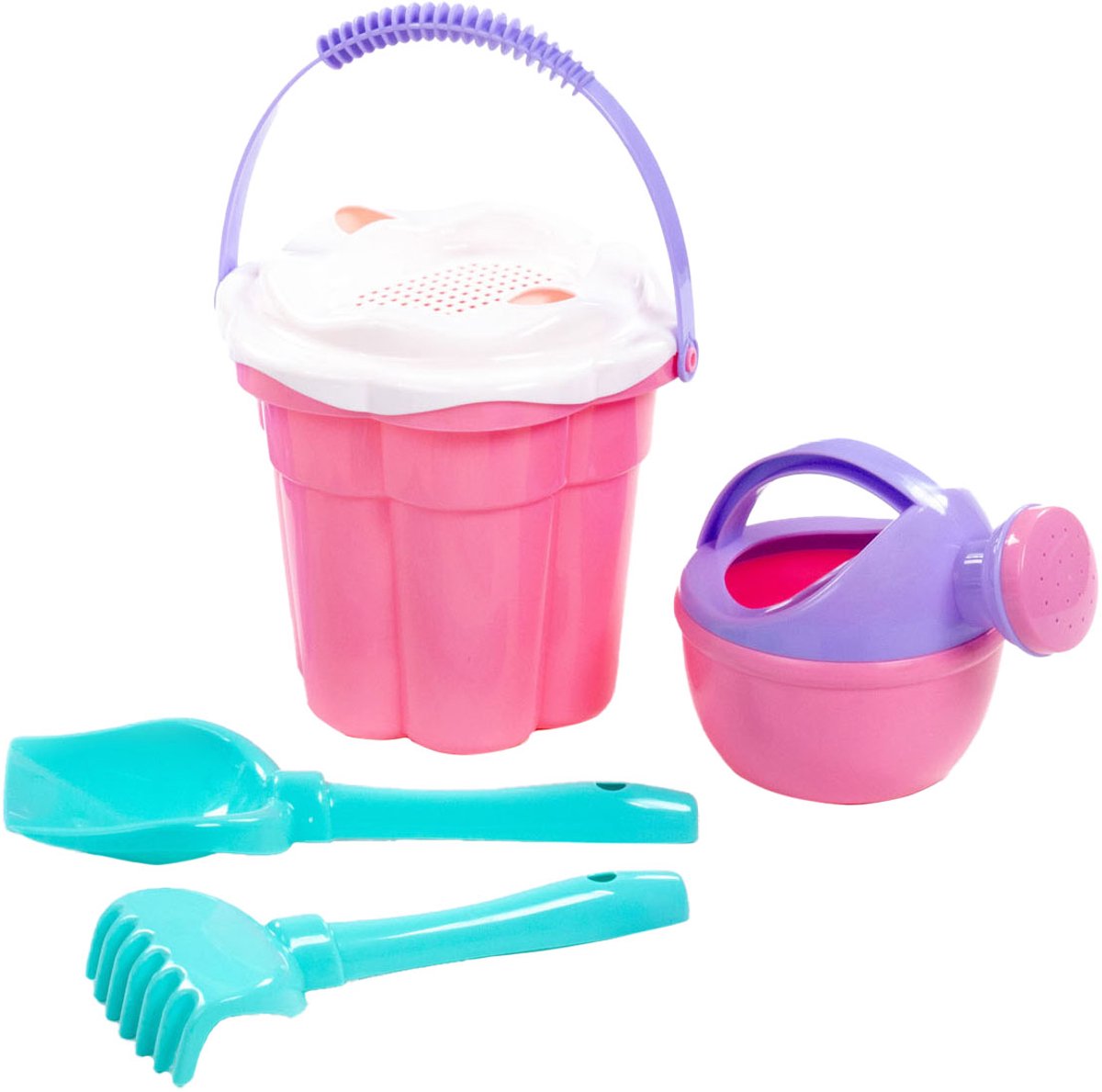 Cavallino Classic Bucket Set Pink, 5dlg.