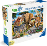 Ravensburger puslespil baby love - puslespil - 500 storformatbrikker