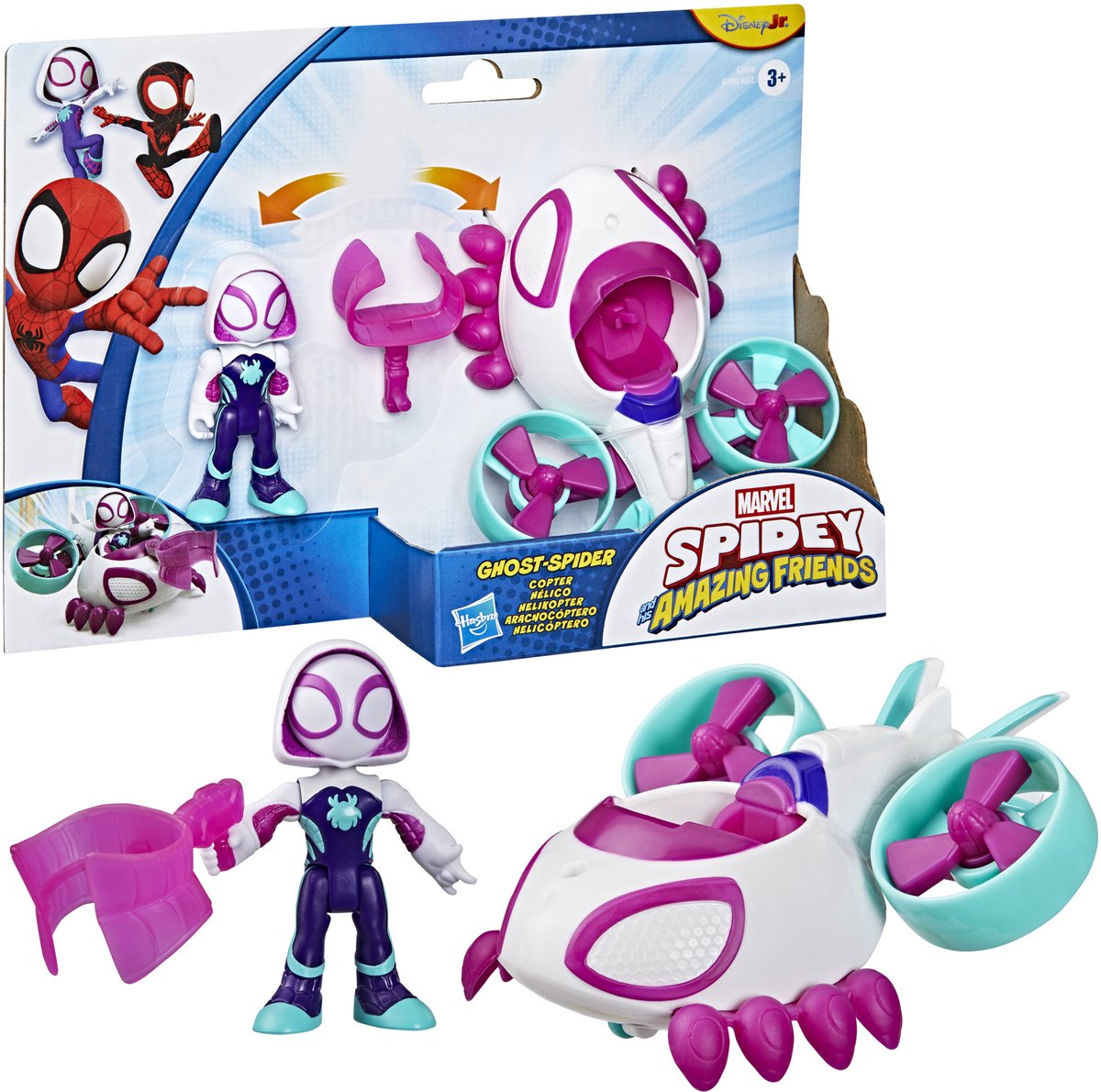 Marvel Spidey og hans fantastiske venner Ghost Spider Helikopter