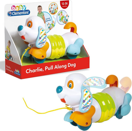 Clementoni trækkende figurhund 26 cm