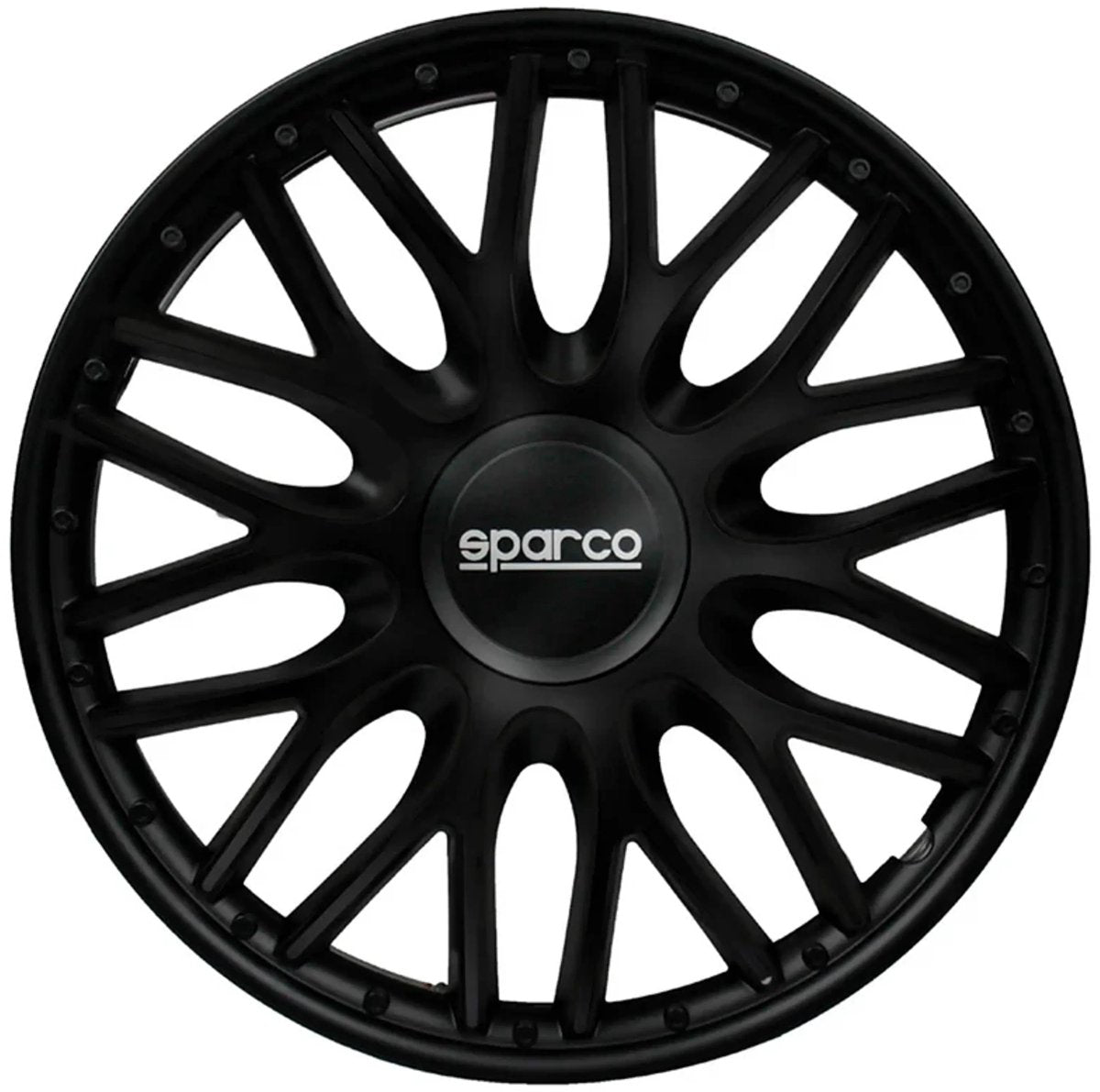 Sparco hjulkapsler roma 14 tommer sort - 4 stk