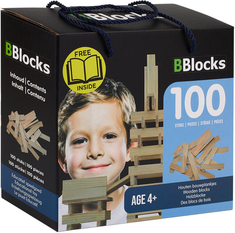 Bblocks byggeplader blanke, 100 stk