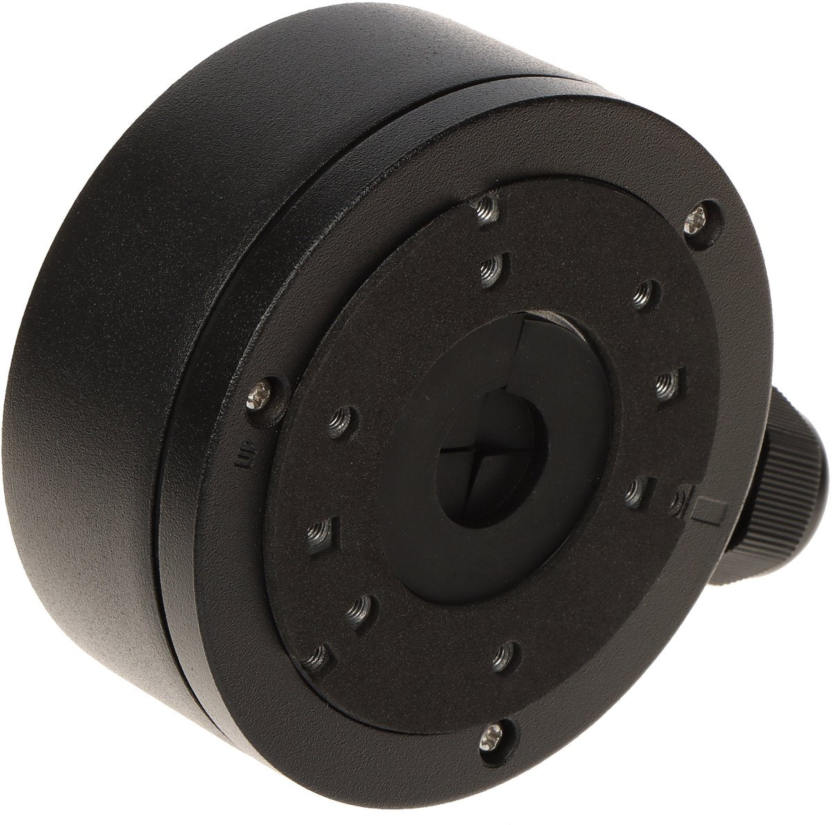 Hikvision - kamerabeslag - sort - aluminium - ø 100mm
