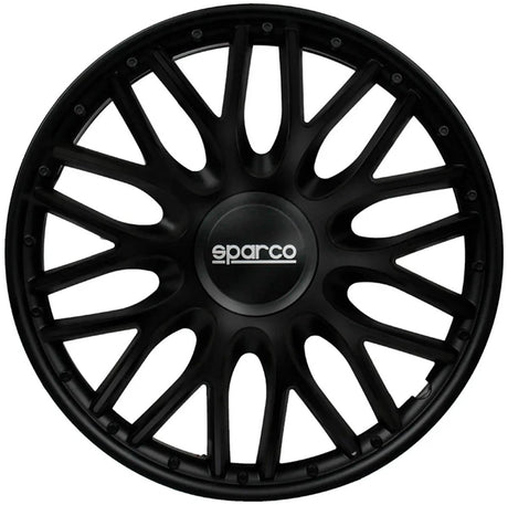 Sparco hjulkapsler roma 13 tommer sort - 4 stk