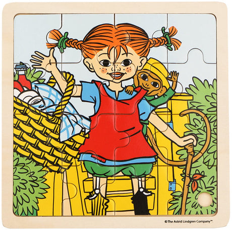 Barbo legetøj Pippi firkantet puslespil - Mr. Nilson (8634)