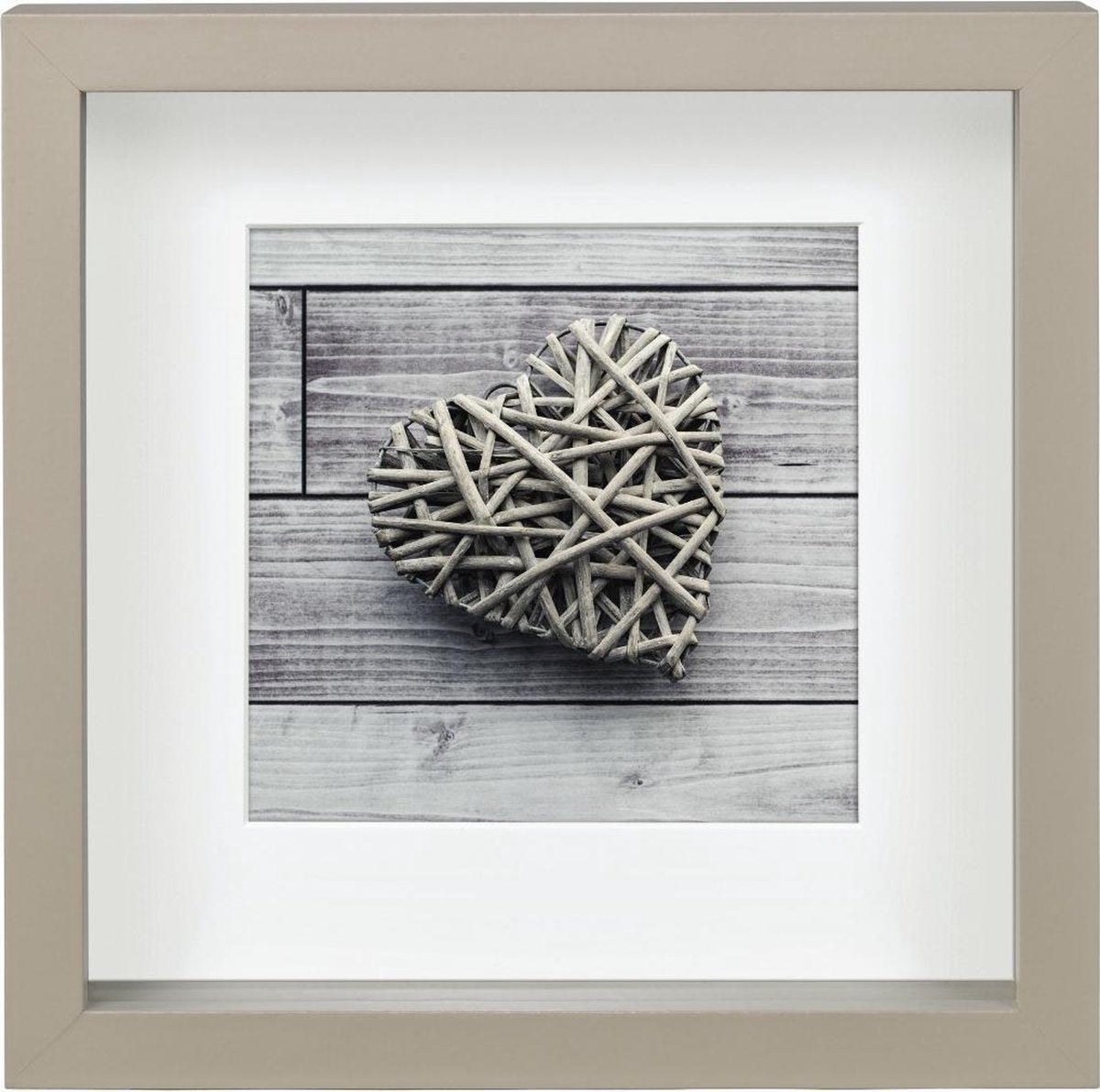 Hama fotoramme - scala - 23 x 23 cm - taupe