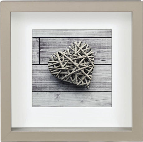 Hama fotoramme - scala - 23 x 23 cm - taupe