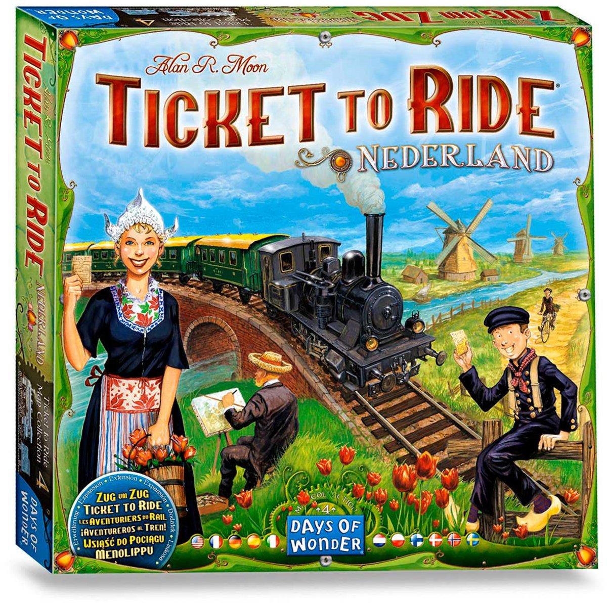 Days of wonder billet til at ride - Holland brætspil
