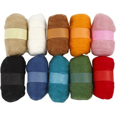 Creativ virksomhed https: www.cchobby.nl carded-wool-various-colors-10x25-gr-1-doos