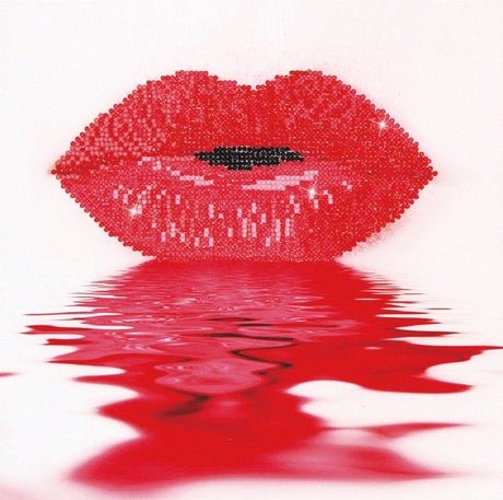 Diamond dotz® diamond dotz hot lips - diamantmaling - 2.425 dotz - 30x30 cm