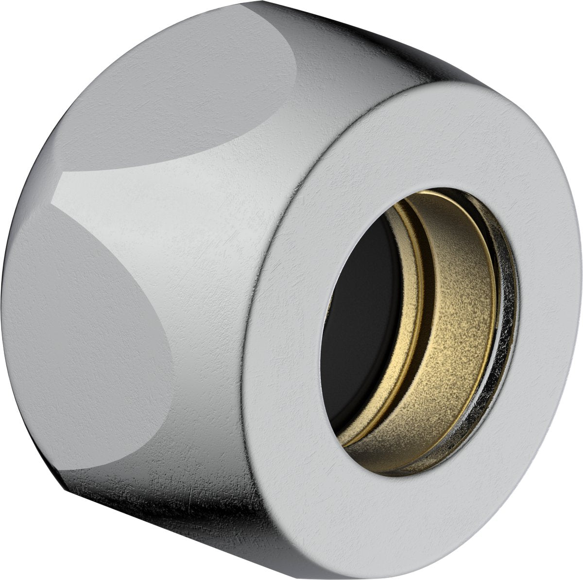 Kirchhoff ms kompressionsmøtrik - krom - 3 8 x 10 mmq (2x)