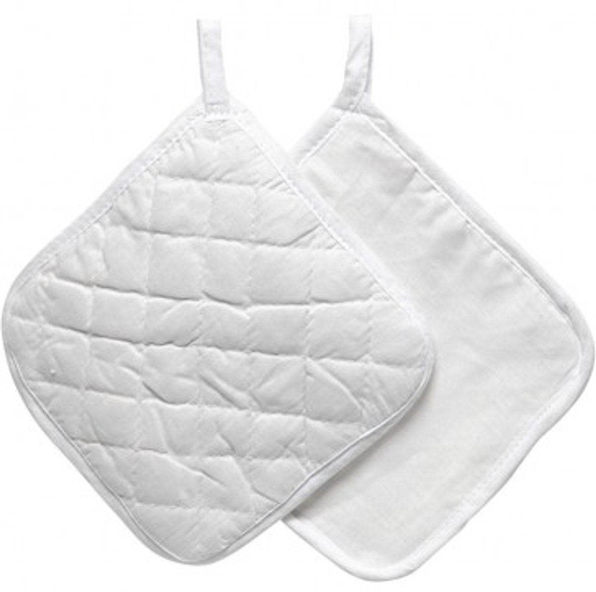Creativ virksomhed https: www.cchobby.nl grydelapper-størrelse-20x20-cm-145-gr-white-1-pair