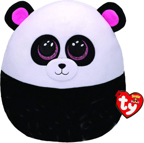 Ty squish a boo panda puttetøjspude bambus 23 cm
