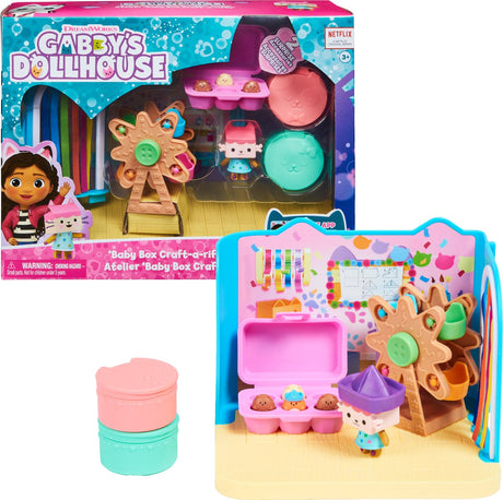 Gabby's Dollhouse - Baby Kitty's Craft Room Legesæt