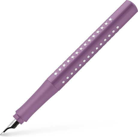 Faber-Castell fyldepen - grip sparkle - f - violet - fc-140880