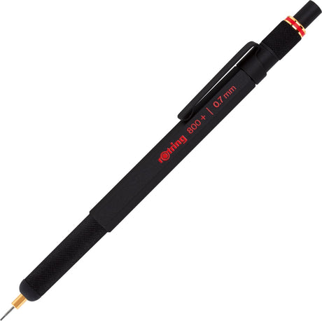Rotring 800+ mekanisk mekanisk blyant og berøringsskærm | 0,7 mm | sort metalhus