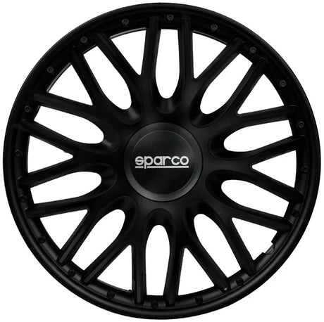 Sparco hjulkapsler roma 16 tommer sort - 4 stk
