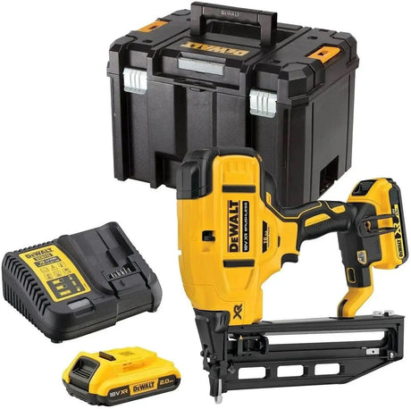 Dewalt dcn662d2 batteri efterbehandling sømpistol 16ga 18v xr 2.0ah i tstak
