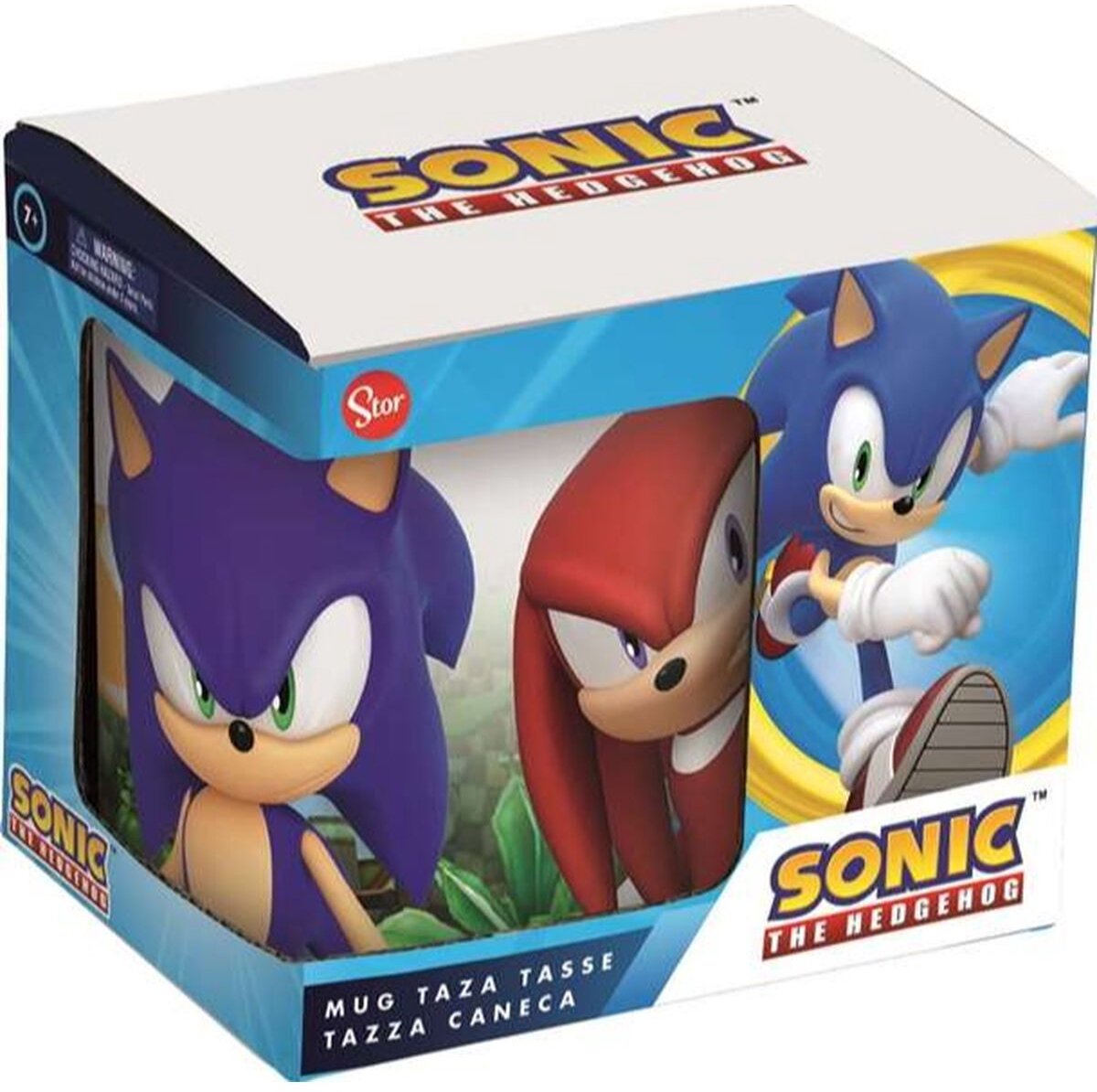 Sonic the Hedgehog keramisk krus drikkekop - 325 ml - gaveæske