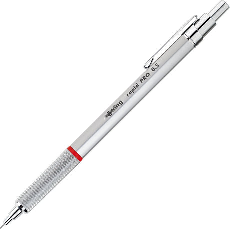 Rotring rapid pro kuglepen | mellempunkt | blå blæk | krom