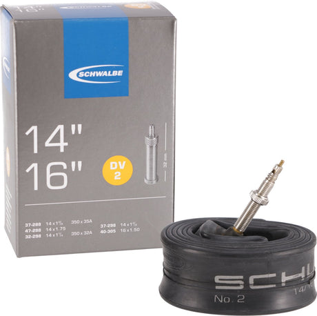 Schwalbe Inner Tube 14 16 tommer (37-288 40-305) DV 32 mm