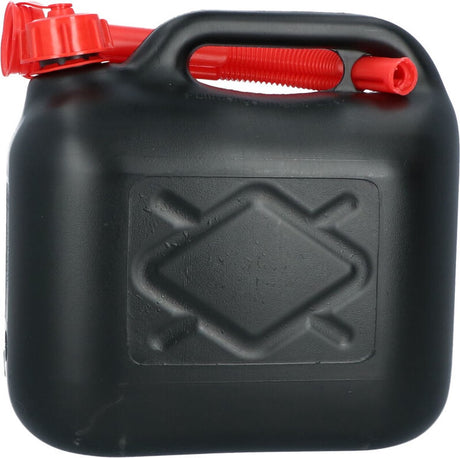 Carpoint benzindunk 5 liter - un keur - med tud - skruelåg - plastik - til benzin diesel
