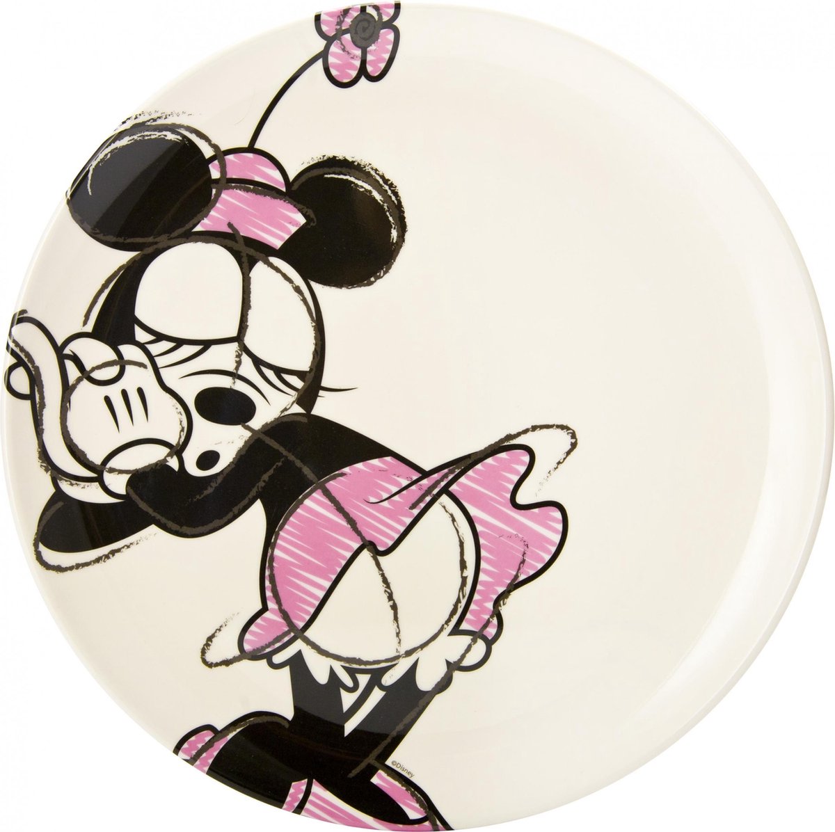 Zak!designer disneys minnie tallerken pink tue