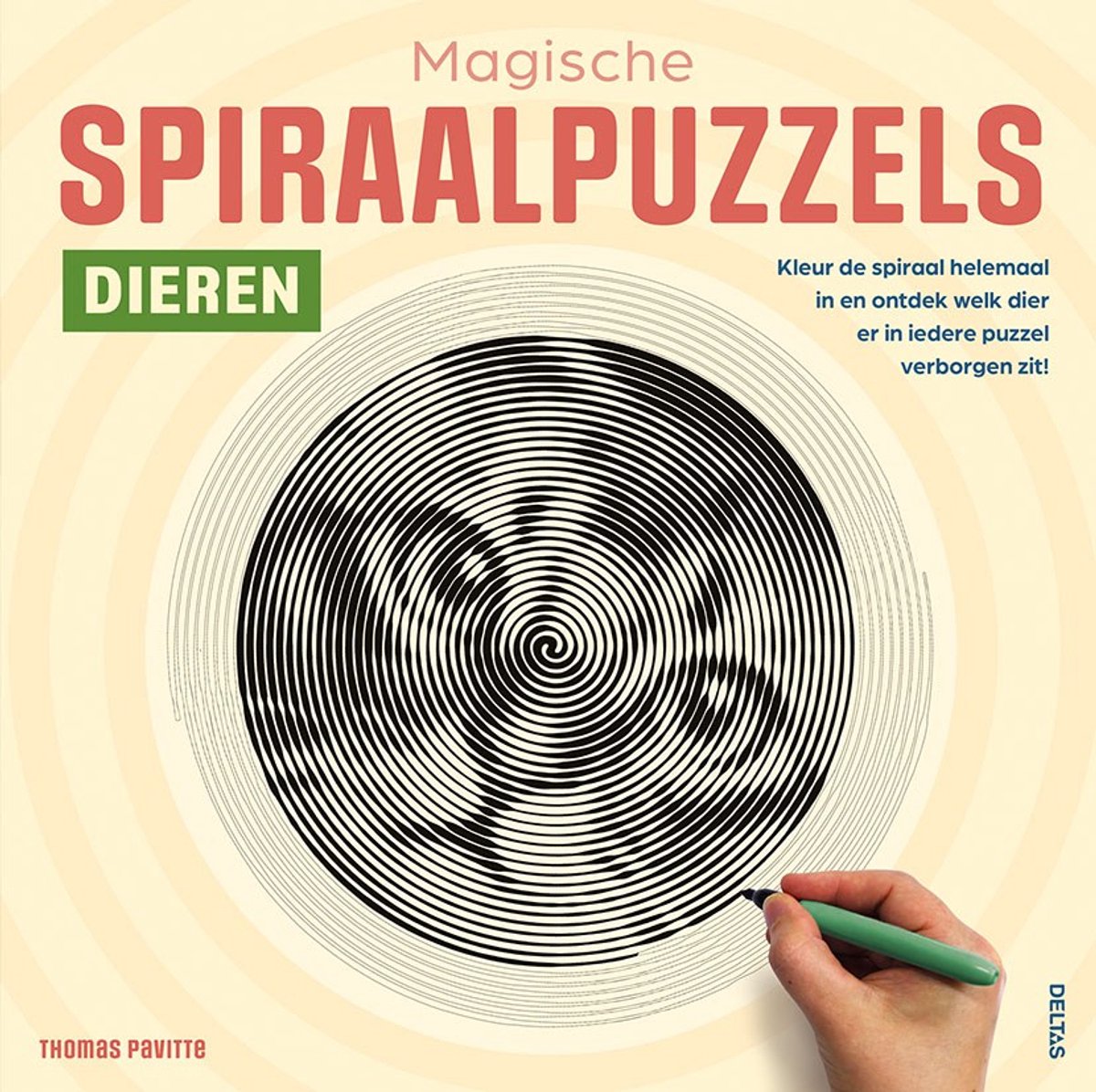 Deltas magiske spiralpuslespil - - dyr - logiske billedpuslespil